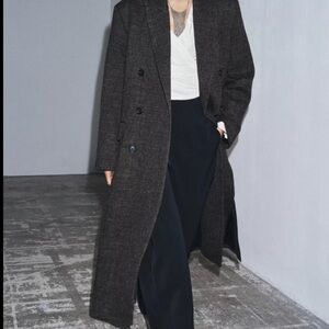 🆕 2026 ZARA WOMEN WOOL BLEND COAT WITH VENTS